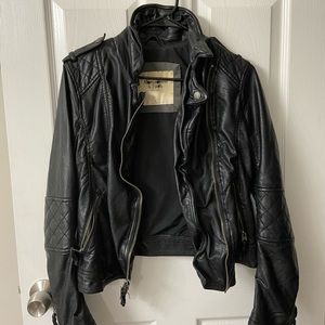 Abercrombie and Fitch leather jacket